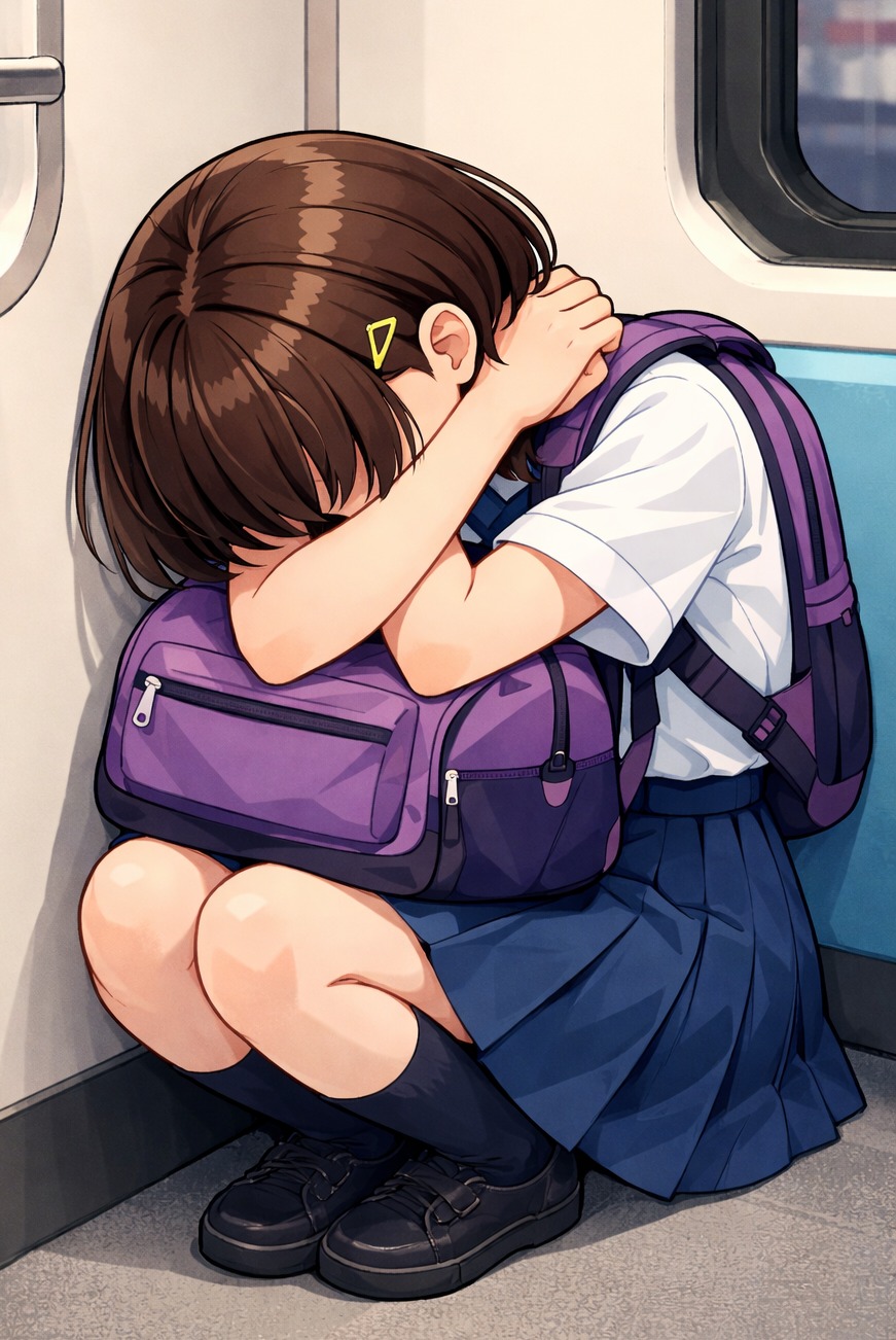 我們從小就教孩子，避免去人擠的地方。