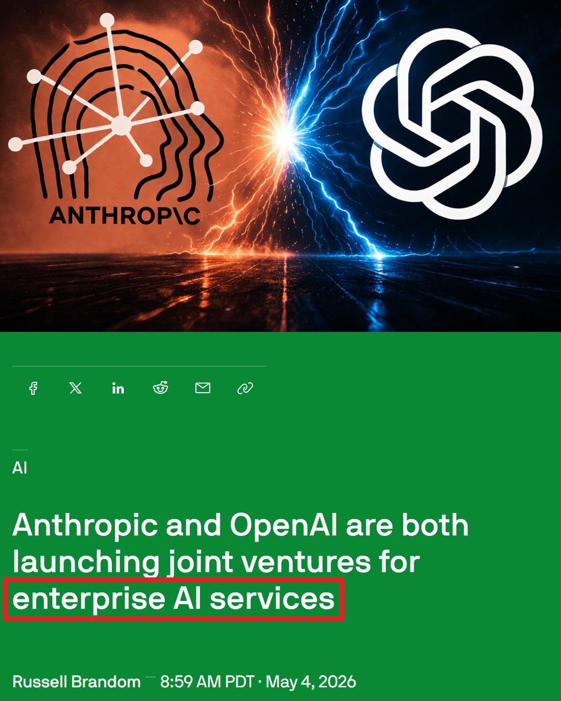 Anthropic 與 OpenAI 同日各自宣布跟華爾街成立合資公司